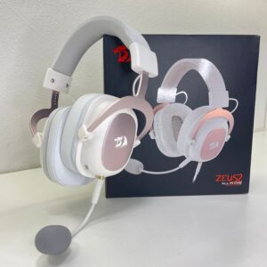 Headset Gamer Redragon Zeus2 Branco-Preto