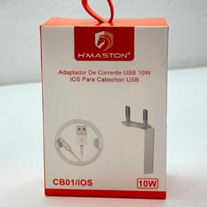 Fonte c/ Cabo Lightning Iphone 10W Hmaston